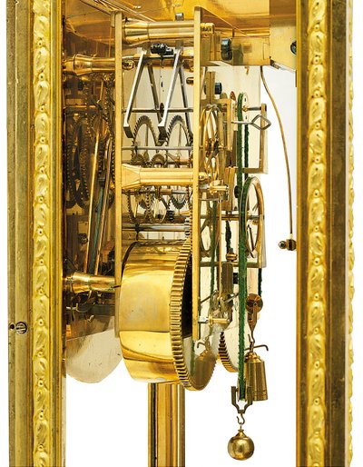 Louis XVI month-going mean and solar time mantel regulator by Joseph and Robin Robert  Coteau