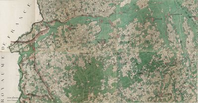 Map of Stavele - Roesbrugge-Haringe, Belgium by Joseph de Ferraris by Joseph de Ferraris