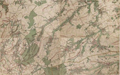 Map of Perwez le Marchez - Perwez by Joseph de Ferraris