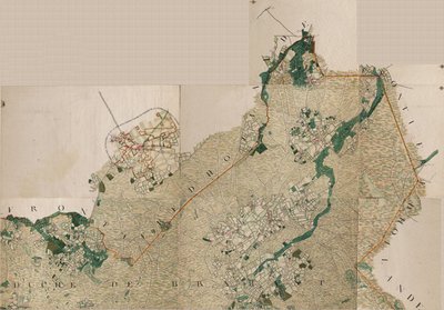 Map of Welde - Weelde, Belgium by Joseph de Ferraris (1726 – 1814) by Joseph de Ferraris