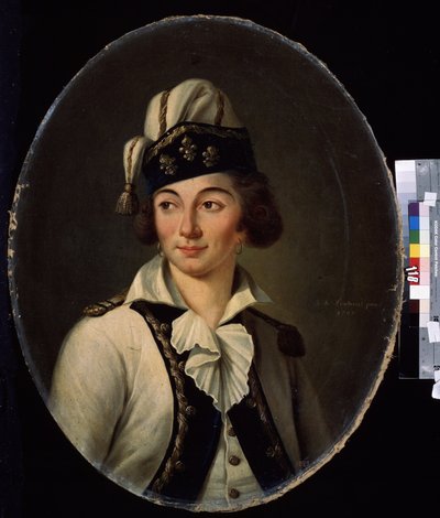 Portrait of a Lady in Fancy-Dress by Joseph de Landerset