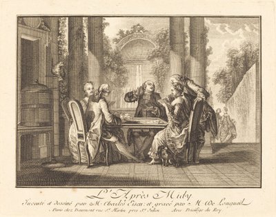 The Afternoon by Joseph de Longueil after Charles Eisen