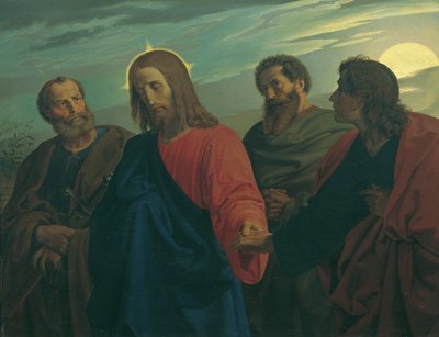 The Farewell of Christ to His Disciples (Walk to Gethsemane) by Joseph von Fuhrich