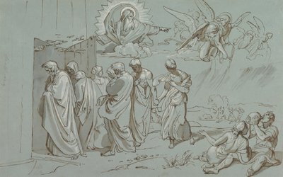 God Summons Noah and His Family into the Ark, 1827 by Joseph von Fuhrich