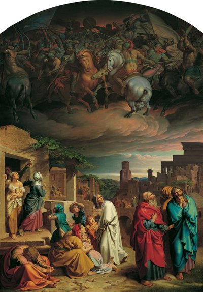 Vision of the Inhabitants of Jerusalem before the Conquest of the City by Antiochus IV Epiphanes by Joseph von Fuhrich