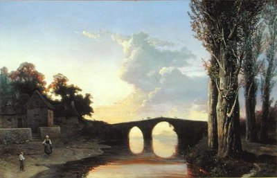 River and Bridge in the South of France by Josephine Bowes