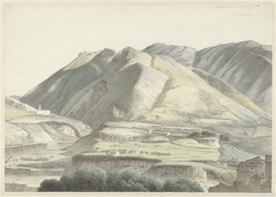 Italian Landscape Near Subiaco by Josephus Augustus Knip