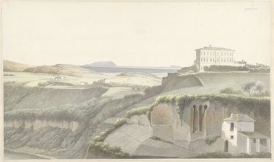 Landscape near Genzano di Roma by Josephus Augustus Knip