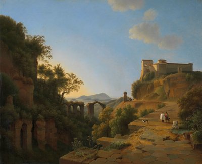The Gulf of Naples with the Island of Ischia in the Distance by Josephus Augustus Knip