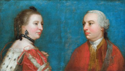 Portrait of 1st Duke and 1st Duchess of Northumberland by Joshua (after) Reynolds