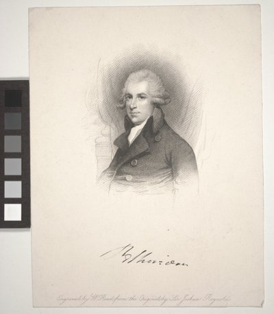 Richard Brinsley Sheridan by Joshua (after) Reynolds