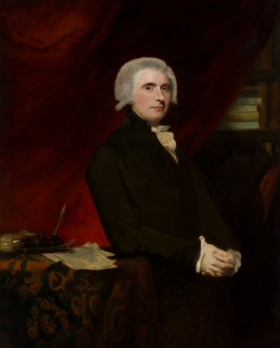 Portrait of Thomas, Lord Erskine in his Library by Joshua (circle of) Reynolds