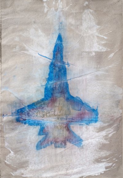 Abstract Blue Jet by Joshua Hoskins