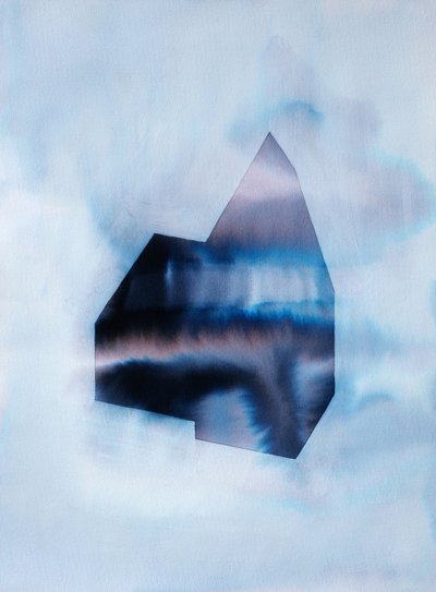 Indigo Geometric Wash by Joshua Hoskins
