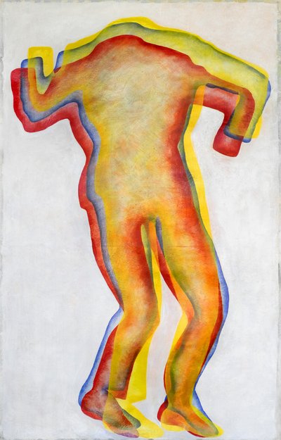 Vibrant Layered Figure by Joshua Hoskins
