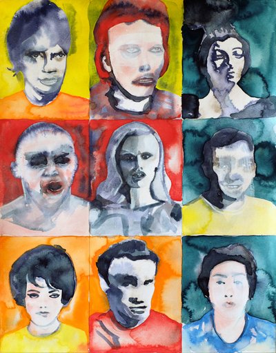 Vibrant Portrait Grid by Joshua Hoskins