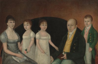 Family Group, c.1800 by Joshua Johnson