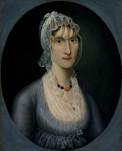 Portrait of Mrs. Barbara Baker Murphy Wife of Sea Captain by Joshua Johnson