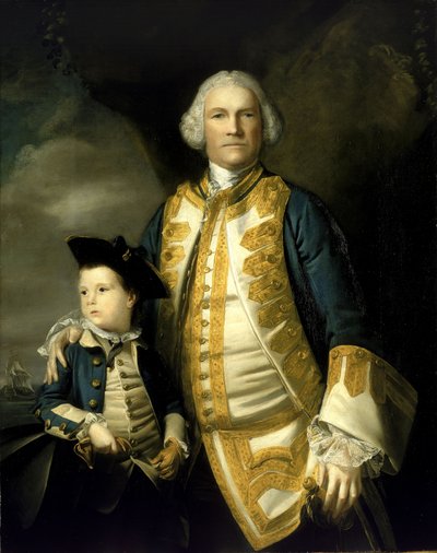 Admiral Francis Holburne (1704-1771) and His Son, Sir Francis, 4th Baronet (1752-1820) by Joshua Reynolds