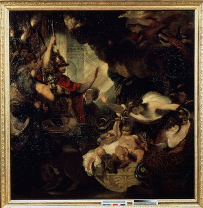The Infant Hercules Strangling the Serpents by Joshua Reynolds