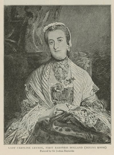 Lady Caroline Lennox, First Baroness Holland by Joshua Reynolds