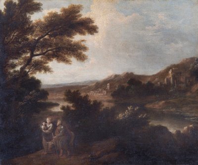 Landscape with the Flight into Egypt by Joshua Reynolds