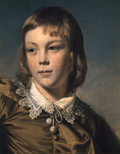 Master Thomas Lister The Brown Boy (detail) by Joshua Reynolds