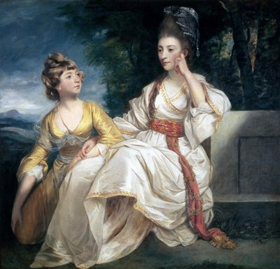 Mrs Thrale and her Daughter Hester (Queeney) by Joshua Reynolds