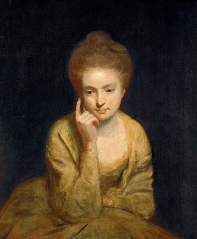 Portrait Study of a Young Lady by Joshua Reynolds