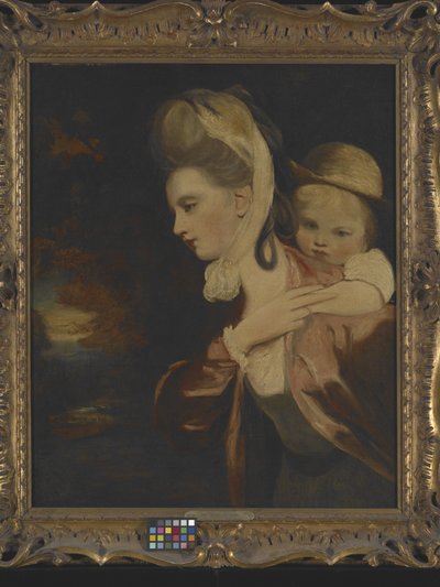 Pick-A-Back (Mrs. Payne Gallaway and Child) (Copy of) by Joshua Reynolds