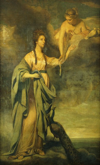 Portrait of Annabella, Lady Blake as Juno Receiving the Cestus from Venus by Joshua Reynolds