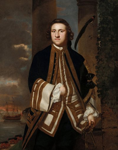 Portrait of Captain George Edgecumbe, with the 
