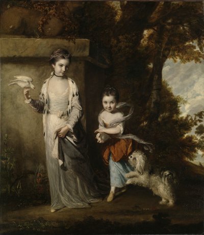 Portrait of the Ladies Amabel and Mary Jemima Yorke by Joshua Reynolds