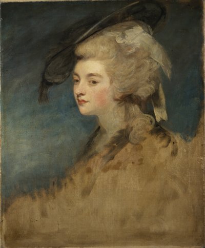Study of Georgiana Spencer by Joshua Reynolds