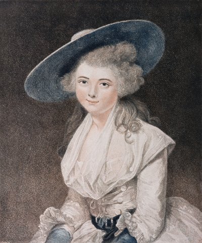 The Honourable Miss Bingham, engraved by Francesco Bartolozzi, published by E. M. Diemar, 1786 by Joshua Reynolds