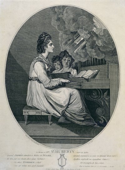 The Music of Mademoiselle S. Huberty Inspired by Apollo by Joshua Reynolds