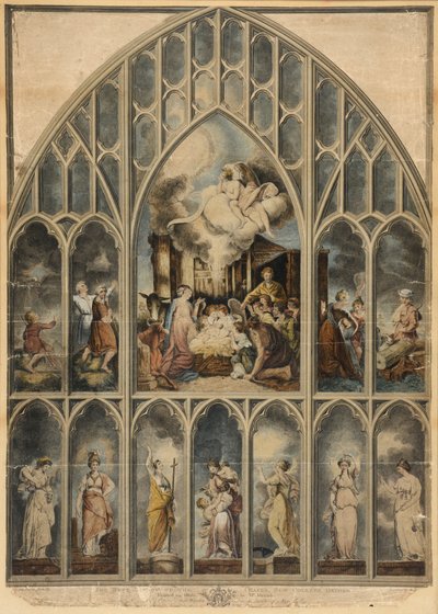 The Reynolds Window Depicting the Seven Virtues by Joshua Reynolds