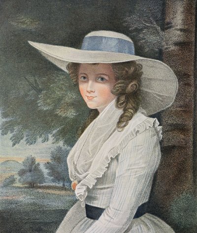 The Right Honourable Countess Spencer (d.1831) (stipple engraving) by Joshua Reynolds