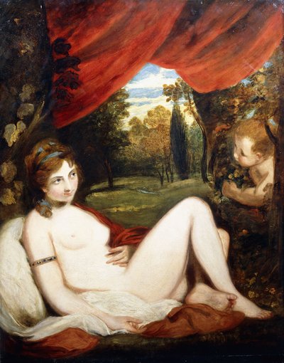 Venus and Cupid, or The Wanton Bacchante by Joshua Reynolds