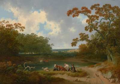 View in the Pennsylvania Countryside by Joshua Shaw