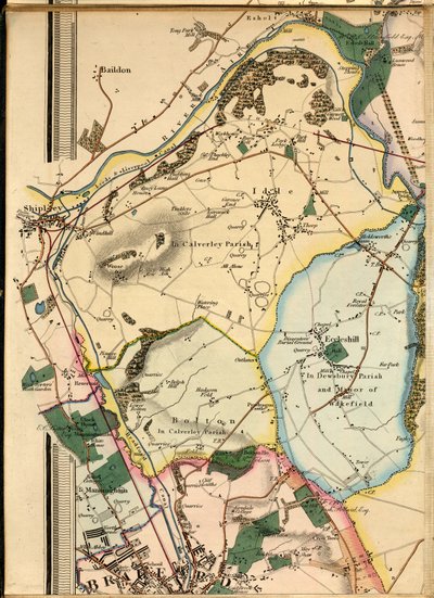 B1, Idle, Shipley, Esholt Hall, Eccleshill and Part of Bradford by Joshua Thorp