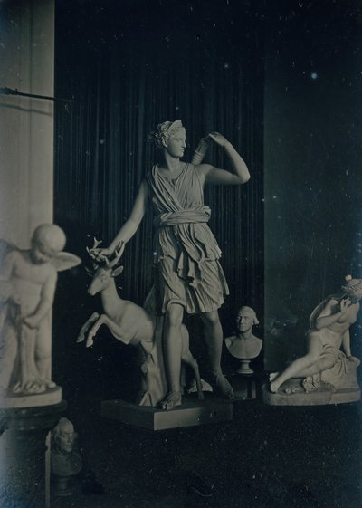Sculpture Gallery, Boston Athenaeum by Josiah Johnson Hawes, Albert Sands Southworth