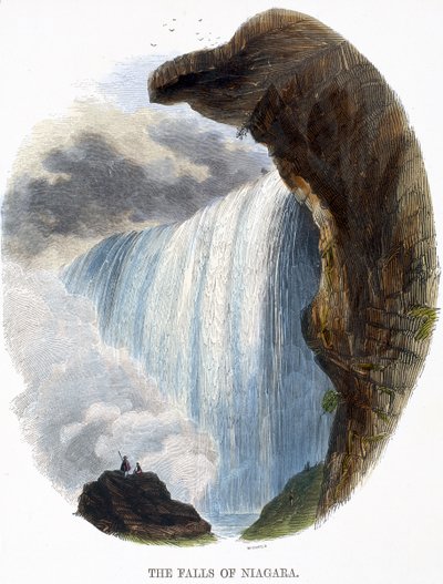 The Falls of Niagara, from Phenomena of Nature by Josiah Wood Whymper