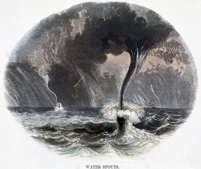 Water Spouts, from Phenomena of Nature by Josiah Wood Whymper