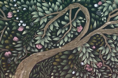 Enchanted Forest Canopy by Josie George
