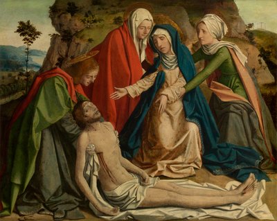 The Lamentation over the Dead Christ by Josse (fl.1493 1508) Lieferinxe