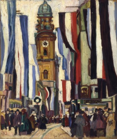 J. Goossens, Festive Day at the Theatinerkirche by Josse Goossens
