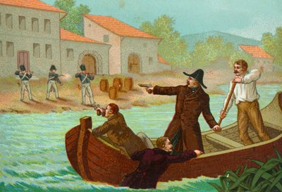 Proscription in the South in 1815 (illustration) by Josse Photo