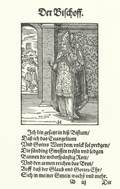 The Bishop by Jost (after) Amman