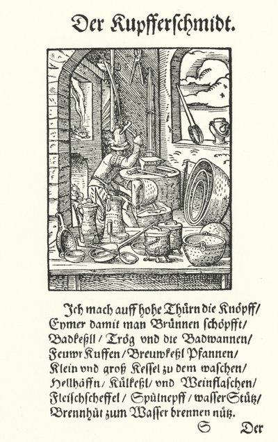 The Coppersmith by Jost (after) Amman